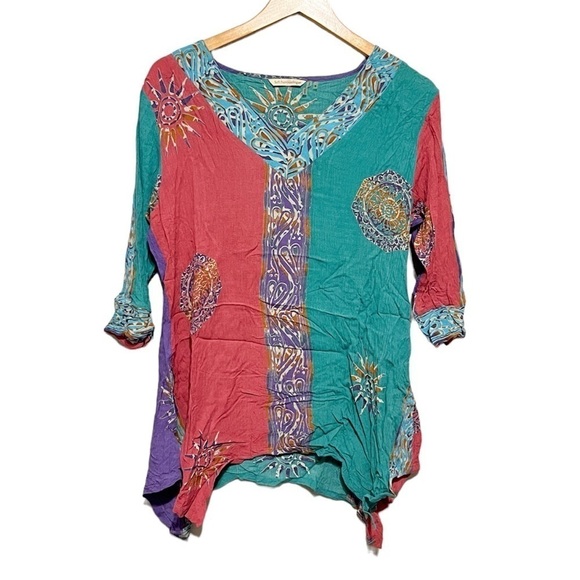 Soft Surroundings Boho Blouse or Swim Coverup Medium - Picture 1 of 4